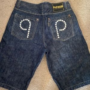 "Parish" Denim shorts